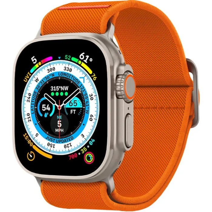 Spigen Apple Watch Se 44Mm|Apple Watch 9 45Mm-Pasek Fit Lite Ultra Apple Watch 4 / 5 / 6 / 7 / 8 / 9 / Se / Ultra (42 / 44 / 45 / 49 Mm) Orange