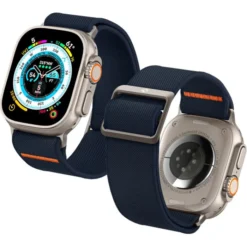 Spigen Apple Watch Se 44Mm|Apple Watch 9 45Mm-Pasek Fit Lite Ultra Apple Watch Ultra 9 8 7 SE 2022 42mm 44mm 45mm 49mm Navy