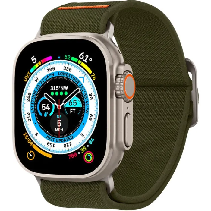 Spigen Apple Watch Se 44Mm|Apple Watch 9 45Mm-Pasek Fit Lite Ultra Apple Watch 4 / 5 / 6 / 7 / 8 / 9 / Se / Ultra (42 / 44 / 45 / 49 Mm) Khaki