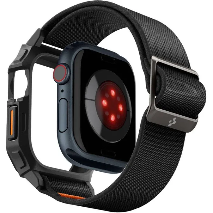 Spigen Apple Watch 11 46Mm|Apple Watch 10 46Mm-PASEK LITE FIT ”PRO” APPLE WATCH 10 (46 MM) MATTE BLACK