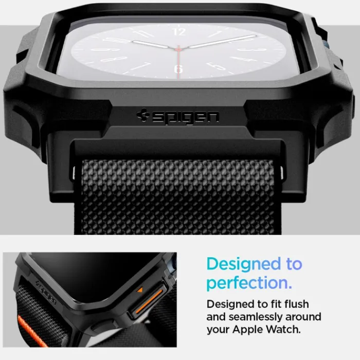 Spigen Apple Watch 11 46Mm|Apple Watch 10 46Mm-PASEK LITE FIT ”PRO” APPLE WATCH 10 (46 MM) MATTE BLACK