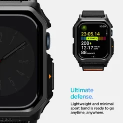 Spigen Apple Watch 11 46Mm|Apple Watch 10 46Mm-PASEK LITE FIT ”PRO” APPLE WATCH 10 (46 MM) MATTE BLACK