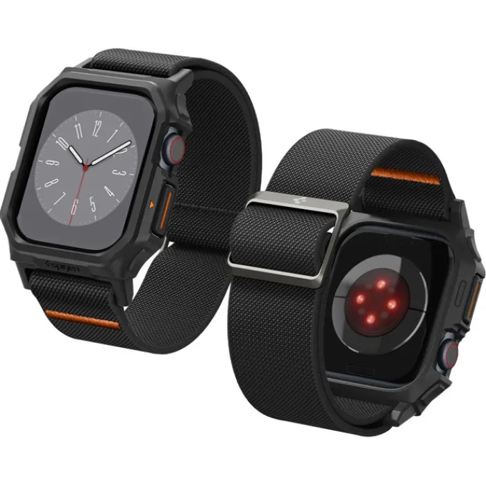Spigen Apple Watch 11 46Mm|Apple Watch 10 46Mm-PASEK LITE FIT ”PRO” APPLE WATCH 10 (46 MM) MATTE BLACK