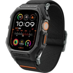 Spigen Apple Watch Ultra 49Mm|Apple Watch Ultra 2 49Mm-Pasek LITE FIT ”PRO” APPLE WATCH ULTRA 1 / 2 (49 MM) MATTE BLACK