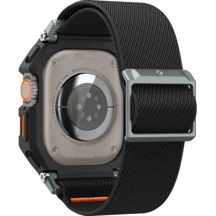 Spigen Apple Watch Ultra 49Mm|Apple Watch Ultra 2 49Mm-Pasek LITE FIT ”PRO” APPLE WATCH ULTRA 1 / 2 (49 MM) MATTE BLACK