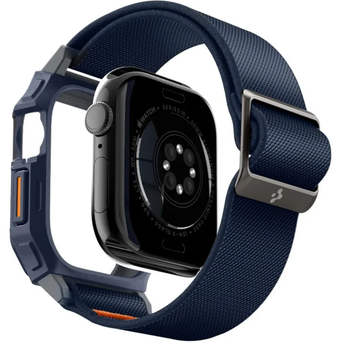 Spigen Apple Watch 11 46Mm|Apple Watch 10 46Mm-PASEK LITE FIT ”PRO” APPLE WATCH 10 (46 MM) NAVY BLUE