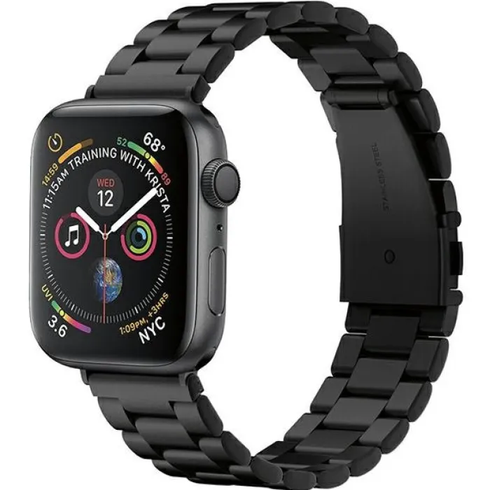 Spigen Apple Watch 5 42Mm|Apple Watch 5 45Mm-Pasek Modern Fit Apple Watch Ultra 9 8 7 SE 2022 42mm 44mm 45mm 49mm Czarny