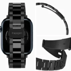 Spigen Apple Watch Se 2024 40Mm|Apple Watch 9 41Mm-Pasek Modern Fit Band Apple Watch 9 8 7 SE 2022 38mm 40mm 41mm Black