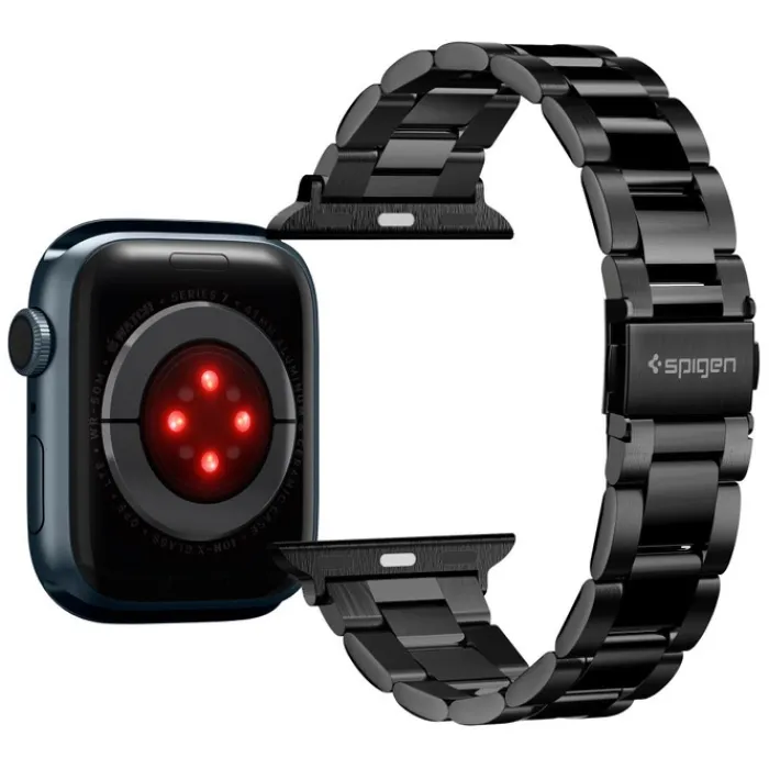 Spigen Apple Watch Se 2024 40Mm|Apple Watch 9 41Mm-Pasek Modern Fit Band Apple Watch 9 8 7 SE 2022 38mm 40mm 41mm Black