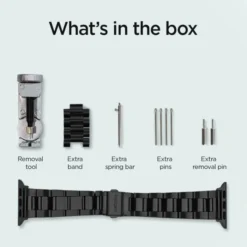 Spigen Apple Watch Se 2024 40Mm|Apple Watch 9 41Mm-Pasek Modern Fit Band Apple Watch 9 8 7 SE 2022 38mm 40mm 41mm Black