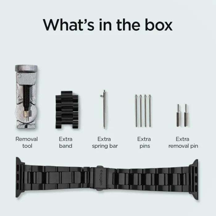 Spigen Apple Watch Se 2024 40Mm|Apple Watch 9 41Mm-Pasek Modern Fit Band Apple Watch 9 8 7 SE 2022 38mm 40mm 41mm Black