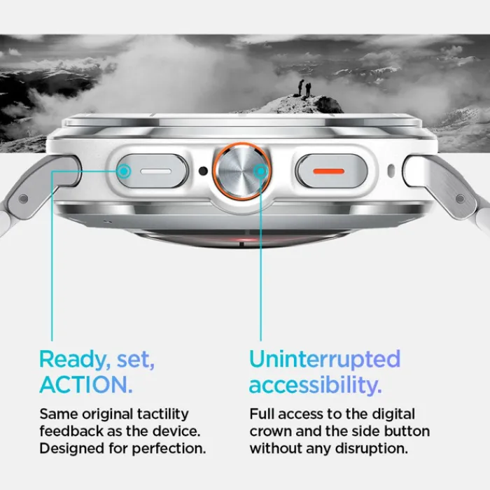 Spigen Galaxy Watch Ultra 47Mm|Samsung-PASEK MODERN FIT BAND SAMSUNG GALAXY WATCH ULTRA (47 MM) SILVER