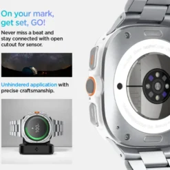 Spigen Galaxy Watch Ultra 47Mm|Samsung-PASEK MODERN FIT BAND SAMSUNG GALAXY WATCH ULTRA (47 MM) SILVER