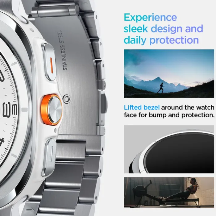 Spigen Galaxy Watch Ultra 47Mm|Samsung-PASEK MODERN FIT BAND SAMSUNG GALAXY WATCH ULTRA (47 MM) SILVER