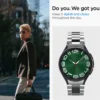 Spigen Galaxy Watch 6 Classic 47Mm|Galaxy Watch 7 40Mm-Pasek Modern Fit Band Samsung Galaxy Watch 6 Classic (47 mm) Silver Case
