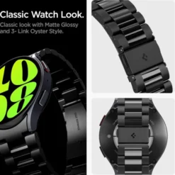 Spigen Galaxy Watch 6 44Mm|Samsung-Pasek Modern Fit Band Samsung Galaxy Watch 6 (44 Mm) Black Case