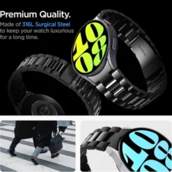 Spigen Galaxy Watch 6 44Mm|Samsung-Pasek Modern Fit Band Samsung Galaxy Watch 6 (44 Mm) Black Case