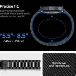 Spigen Galaxy Watch 6 44Mm|Samsung-Pasek Modern Fit Band Samsung Galaxy Watch 6 (44 Mm) Black Case