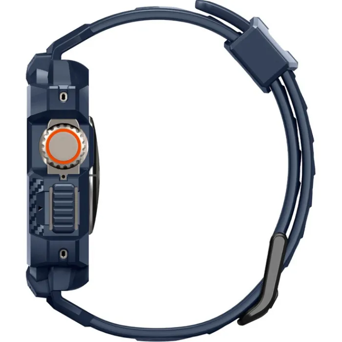 Spigen Apple Watch Ultra 49Mm|Apple Watch Ultra 2 49Mm-Pasek Rugged Armor ”pro” Apple Watch Ultra 1 / 2 (49 Mm) Navy Blue