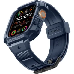Spigen Apple Watch Ultra 49Mm|Apple Watch Ultra 2 49Mm-Pasek Rugged Armor ”pro” Apple Watch Ultra 1 / 2 (49 Mm) Navy Blue