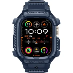 Spigen Apple Watch Ultra 49Mm|Apple Watch Ultra 2 49Mm-Pasek Rugged Armor ”pro” Apple Watch Ultra 1 / 2 (49 Mm) Navy Blue