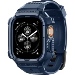Spigen Apple Watch Ultra 49Mm|Apple Watch Ultra 2 49Mm-Pasek Rugged Armor ”pro” Apple Watch Ultra 1 / 2 (49 Mm) Navy Blue