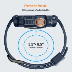 Spigen Apple Watch Ultra 49Mm|Apple Watch Ultra 2 49Mm-Pasek Rugged Armor ”pro” Apple Watch Ultra 1 / 2 (49 Mm) Navy Blue