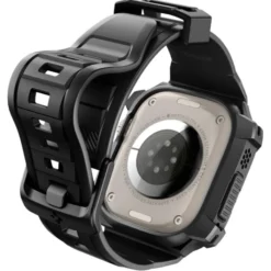 Spigen Apple Watch Ultra 49Mm|Apple Watch Ultra 2 49Mm-Pasek Rugged Armor Pro Apple Watch Ultra 49mm Ultra 2 Czarne
