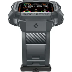 Spigen Apple Watch Ultra 49Mm|Apple Watch Ultra 2 49Mm-Pasek Rugged Armor ”pro” Apple Watch Ultra 1 / 2 (49 Mm) Dark Grey