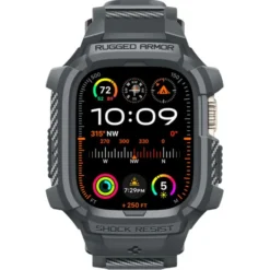 Spigen Apple Watch Ultra 49Mm|Apple Watch Ultra 2 49Mm-Pasek Rugged Armor ”pro” Apple Watch Ultra 1 / 2 (49 Mm) Dark Grey