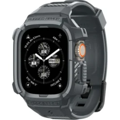 Spigen Apple Watch Ultra 49Mm|Apple Watch Ultra 2 49Mm-Pasek Rugged Armor ”pro” Apple Watch Ultra 1 / 2 (49 Mm) Dark Grey