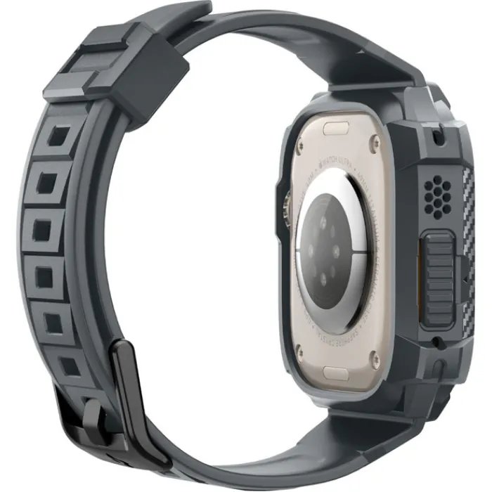 Spigen Apple Watch Ultra 49Mm|Apple Watch Ultra 2 49Mm-Pasek Rugged Armor ”pro” Apple Watch Ultra 1 / 2 (49 Mm) Dark Grey