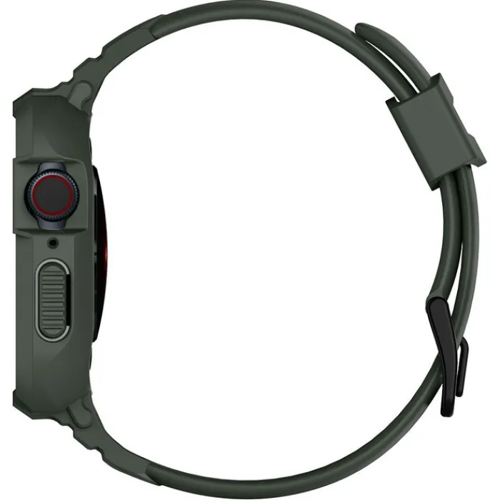 Spigen Apple Watch Se 44Mm|Apple Watch 9 45Mm-Pasek Rugged Armor Pro Apple Watch 9 8 7 6 5 4 SE 2022 45mm 44mm Military Green