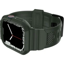 Spigen Apple Watch Se 44Mm|Apple Watch 9 45Mm-Pasek Rugged Armor Pro Apple Watch 9 8 7 6 5 4 SE 2022 45mm 44mm Military Green