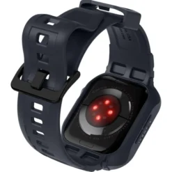 Spigen Apple Watch Se 44Mm|Apple Watch 9 45Mm-Pasek Rugged Armor Pro Apple Watch Ultra 9 8 7 SE 2022 42mm 44mm 45mm 49mm Szary