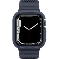 Spigen Apple Watch Se 44Mm|Apple Watch 9 45Mm-Pasek Rugged Armor Pro Apple Watch Ultra 9 8 7 SE 2022 42mm 44mm 45mm 49mm Szary
