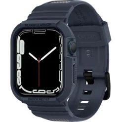 Spigen Apple Watch Se 44Mm|Apple Watch 9 45Mm-Pasek Rugged Armor Pro Apple Watch Ultra 9 8 7 SE 2022 42mm 44mm 45mm 49mm Szary