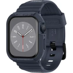 Spigen Apple Watch Se 44Mm|Apple Watch 9 45Mm-Pasek Rugged Armor Pro Apple Watch Ultra 9 8 7 SE 2022 42mm 44mm 45mm 49mm Szary