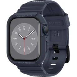 Spigen Apple Watch Se 44Mm|Apple Watch 9 45Mm-Pasek Rugged Armor Pro Apple Watch Ultra 9 8 7 SE 2022 42mm 44mm 45mm 49mm Szary