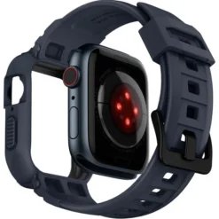 Spigen Apple Watch Se 44Mm|Apple Watch 9 45Mm-Pasek Rugged Armor Pro Apple Watch Ultra 9 8 7 SE 2022 42mm 44mm 45mm 49mm Szary