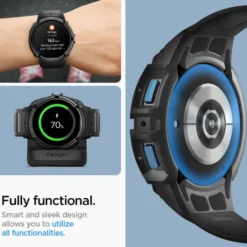 Spigen Galaxy Watch 6 44Mm|Samsung-Pasek Rugged Armor ”pro” Galaxy Watch 6 (44 MM) Black Case