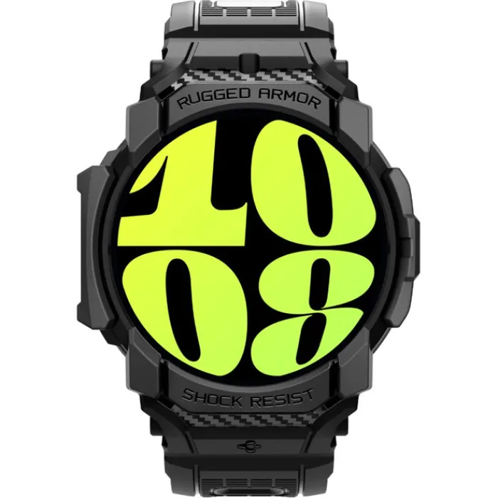 Spigen Samsung|Galaxy Watch 7 44Mm-PASEK RUGGED ARMOR ”PRO” SAMSUNG GALAXY WATCH 7 (44 MM) MATTE BLACK