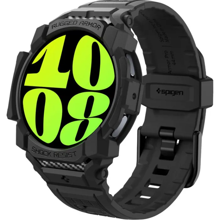 Spigen Samsung|Galaxy Watch 7 44Mm-PASEK RUGGED ARMOR ”PRO” SAMSUNG GALAXY WATCH 7 (44 MM) MATTE BLACK
