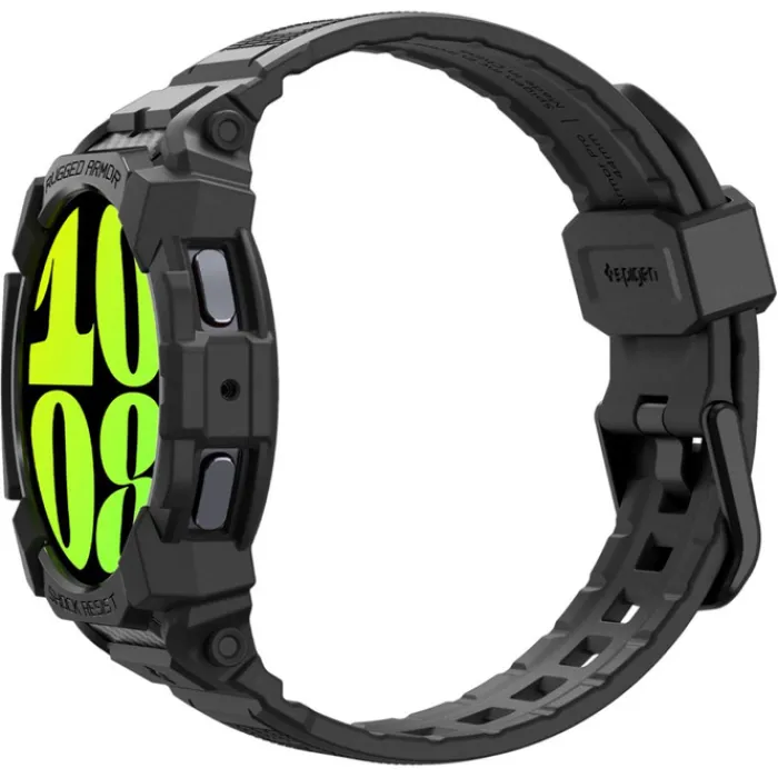 Spigen Samsung|Galaxy Watch 7 44Mm-PASEK RUGGED ARMOR ”PRO” SAMSUNG GALAXY WATCH 7 (44 MM) MATTE BLACK
