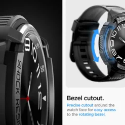 Spigen Galaxy Watch 6 Classic 47Mm|Samsung-Pasek Rugged Armor ”pro” Galaxy Watch 6 Classic (47 MM) Matte Black Case