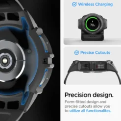Spigen Galaxy Watch 6 Classic 47Mm|Samsung-Pasek Rugged Armor ”pro” Galaxy Watch 6 Classic (47 MM) Matte Black Case