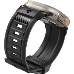 Spigen Apple Watch Se 44Mm|Apple Watch 9 45Mm-Pasek Rugged Ultra Band Apple Watch 4 / 5 / 6 / 7 / 8 / 9 / Se / Ultra 1 / 2 (42 / 44 / 45 / 49 Mm) Matte Black