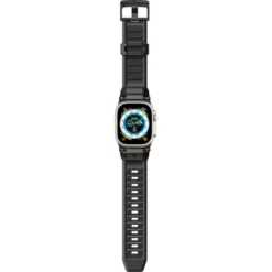 Spigen Apple Watch Se 44Mm|Apple Watch 9 45Mm-Pasek Rugged Ultra Band Apple Watch 4 / 5 / 6 / 7 / 8 / 9 / Se / Ultra 1 / 2 (42 / 44 / 45 / 49 Mm) Matte Black