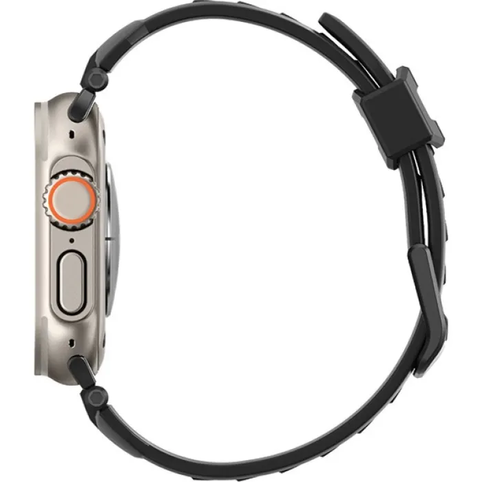 Spigen Apple Watch Se 44Mm|Apple Watch 9 45Mm-Pasek Rugged Ultra Band Apple Watch 4 / 5 / 6 / 7 / 8 / 9 / Se / Ultra 1 / 2 (42 / 44 / 45 / 49 Mm) Matte Black