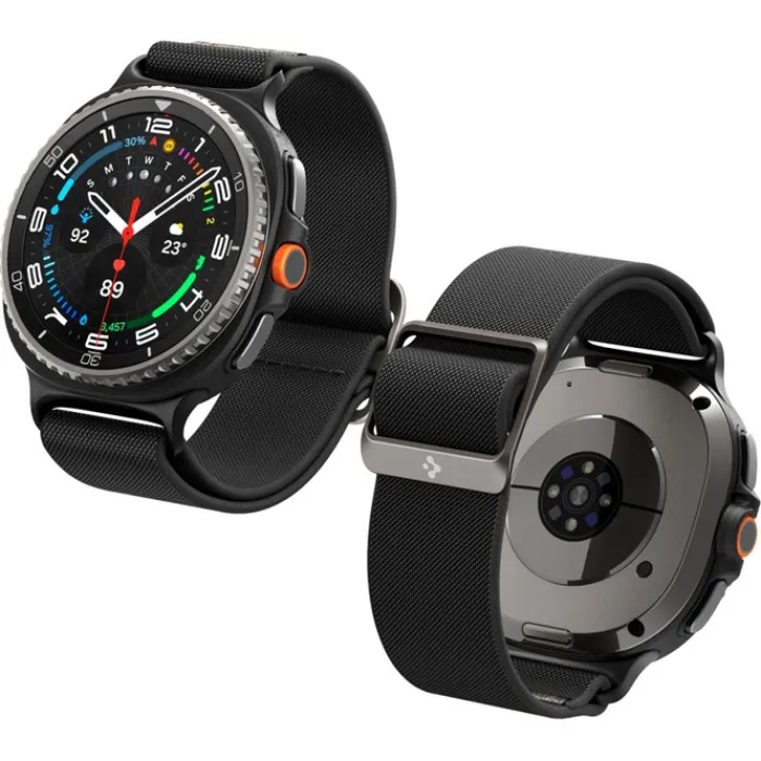 Spigen Galaxy Watch 8 Classic 46Mm|Galaxy Watch 8 40Mm-PASEK SAMSUNG GALAXY WATCH 8 / CLASSIC 40 / 44 / 46 MM LITE FIT CZARNY